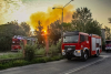 Pożar pustostanu w Przemkowie