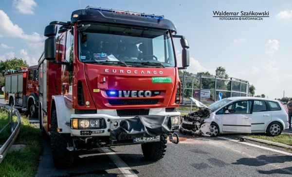 Wypadek drogowy na DK3 Polkowice